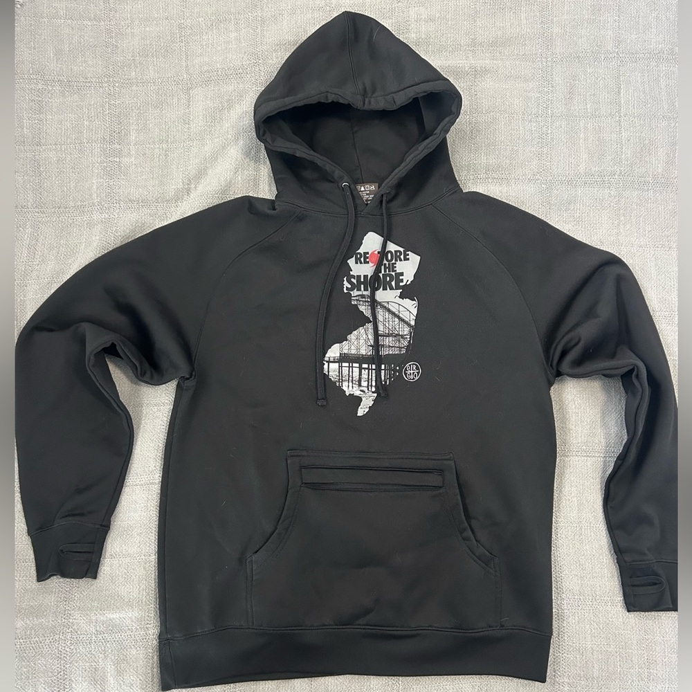 Black Restore the Shore hoodie
